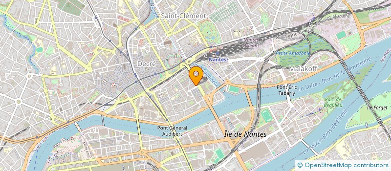 localisation de l'entreprise ASSOCIATION DES CONCEPTEURS TECHNIQUES EN EQUIPEMENTS SCENIQUES à NANTES