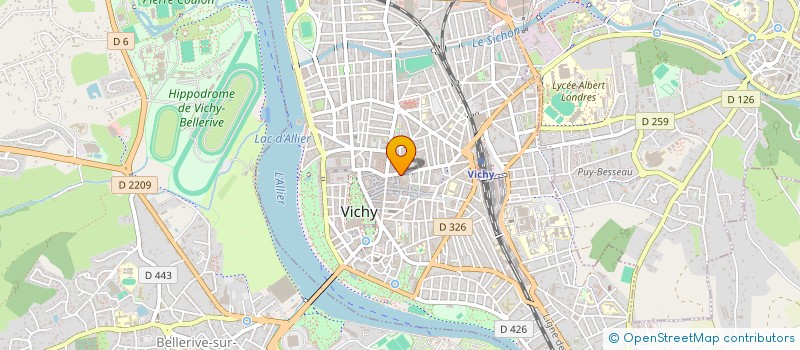 localisation de l'entreprise ASSOCIATION DES CONCESSIONNAIRES DE MARQUES AUTOMOBILES DE VICHY à VICHY