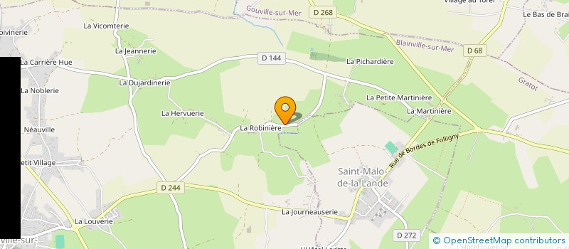 localisation de l'entreprise ASSOCIATION DES CONCHYLICULTEURS DE CHAUSEY  BLAINVILLE-SUR-MER