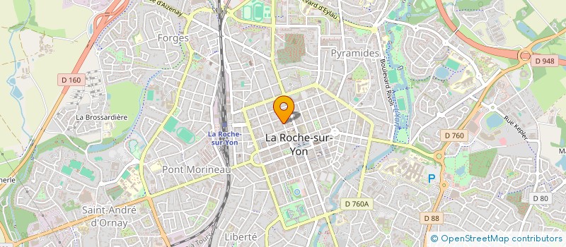 localisation de l'entreprise ASSOCIATION DES CONJOINTS SURVIVANTS ET PARENTS D'ORPHELINS à ROCHE SUR YON (LA)