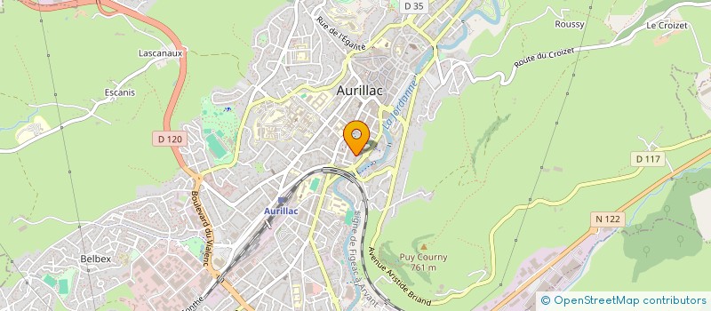 localisation de l'entreprise ASSOCIATION DES CONJOINTS SURVIVANTS ET PARENTS D'ORPHELINS DU CANTAL à SAINT-FLOUR