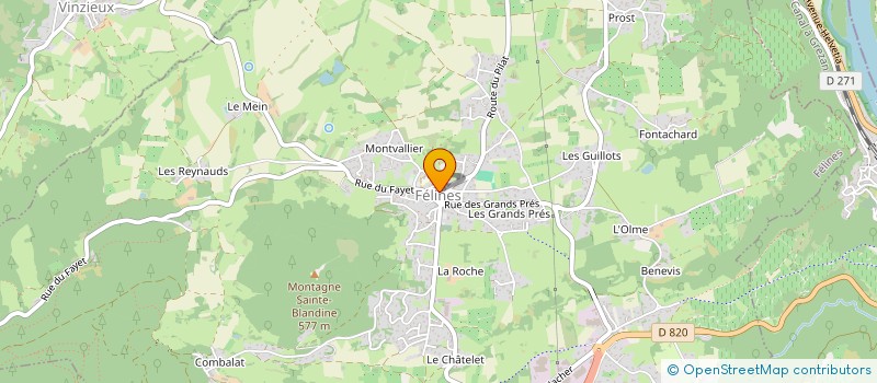 localisation de l'entreprise ASSOCIATION DES CONSCRITS DE FELINES à FELINES