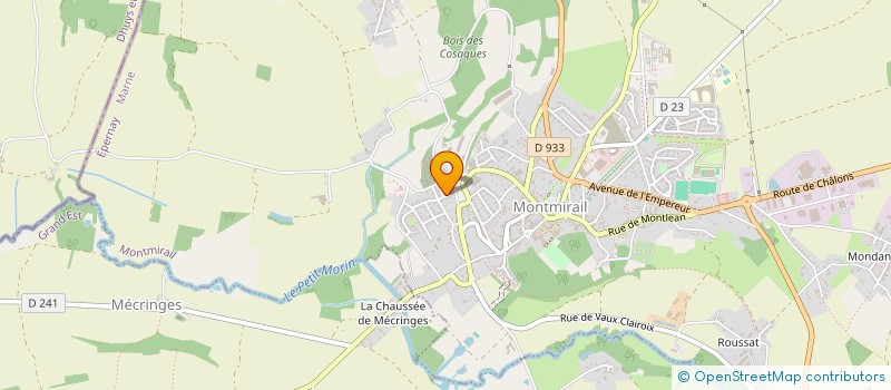 localisation de l'entreprise ASSOCIATION DES CONSCRITS DE LE BREUIL  LE BREUIL