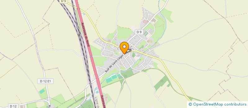 localisation de l'entreprise ASSOCIATION DES CONSEILLERS EN ASSAINISSEMENT DU BASSIN ARTOIS PICARDIE à CROISILLES