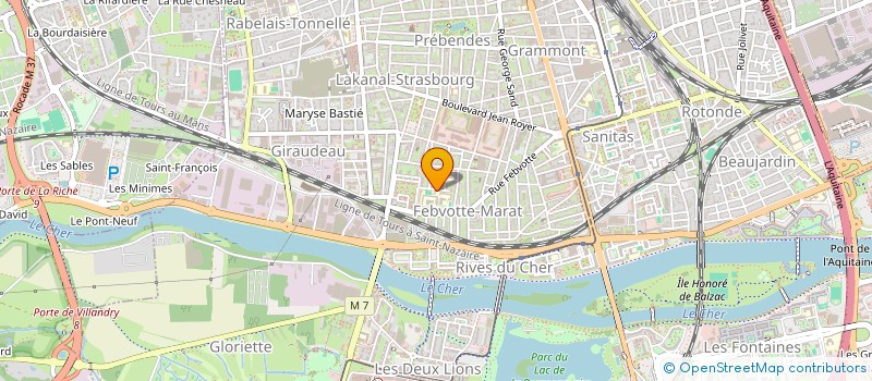 localisation de l'entreprise ASSOCIATION DES CONSEILLERS PEDAGOGIQUES DE CIRCONSCRIPTION ET CONSEILLERS PEDAGOGIQUES DEPARTEMENTAUX DE L'EDUCATION .. à TOURS