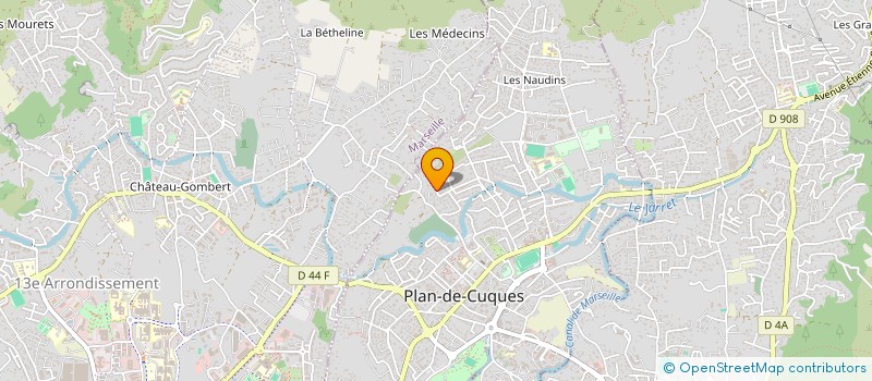 localisation de l'entreprise ASSOCIATION DES CONSEILLERS PEDAGOGIQUES EN EDUCATION PHYSIQUE DES BOUCHES DU RHONE à PLAN-DE-CUQUES