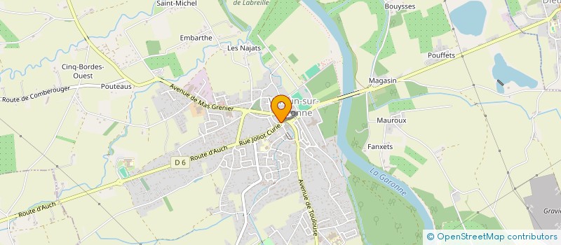 localisation de l'entreprise ASSOCIATION DES CONSERVATEURS RESTAURATEURS DE MIDI-PYRENEES à VERDUN-SUR-GARONNE