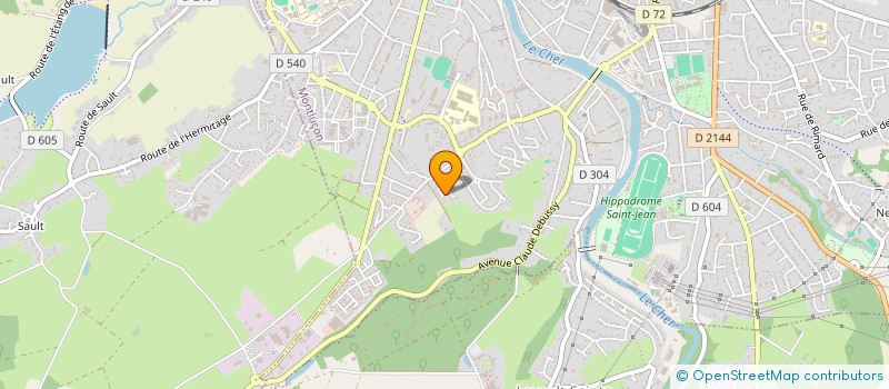 localisation de l'entreprise ASSOCIATION DES CONSTRUCTEURS AMATEURS DE L'AGGLOMERATION MONTLUCONNAISE (ACAAM) à MONTLUCON