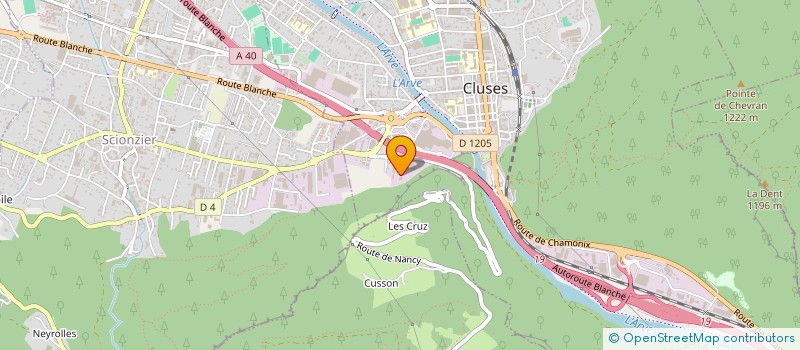 localisation de l'entreprise ASSOCIATION DES CONSTRUCTEURS DE LA HAUTE-SAVOIE à CLUSES