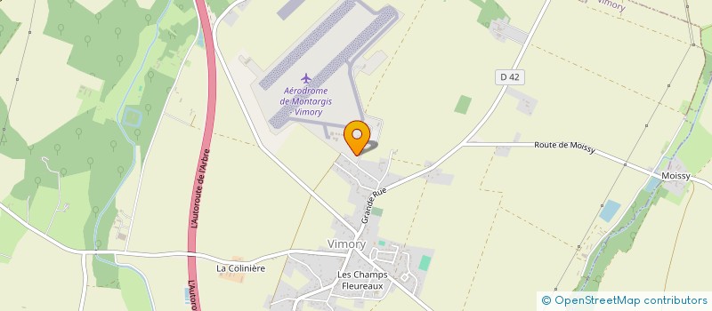localisation de l'entreprise ASSOCIATION DES CONSTRUCTEURS ET RENOVATEURS D'AERONEFS DU MONTARGOIS à VIMORY