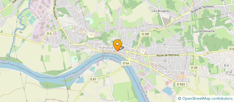 localisation de l'entreprise ASSOCIATION DES CONTEURS DE TREVOUX à TREVOUX