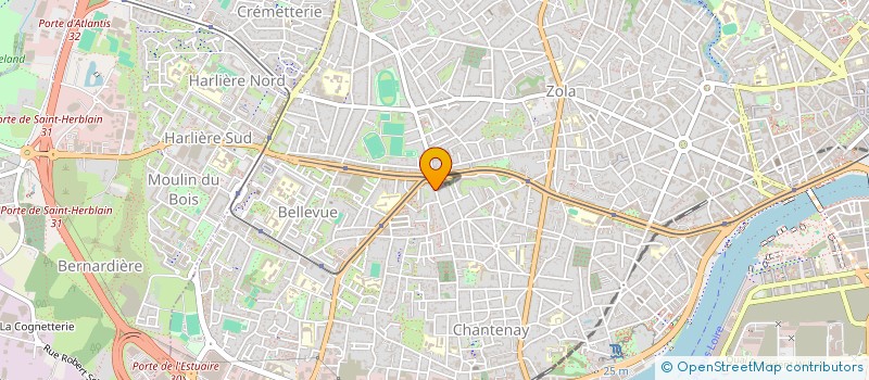 localisation de l'entreprise ASSOCIATION DES COPROPRIETAIRES DU 123 RUE DES PAVILLONS A NANTES à NANTES