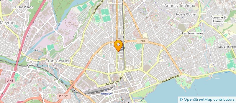 localisation de l'entreprise ASSOCIATION DES COPROPRIETAIRES DU PRE D'AVRIL à ANNECY