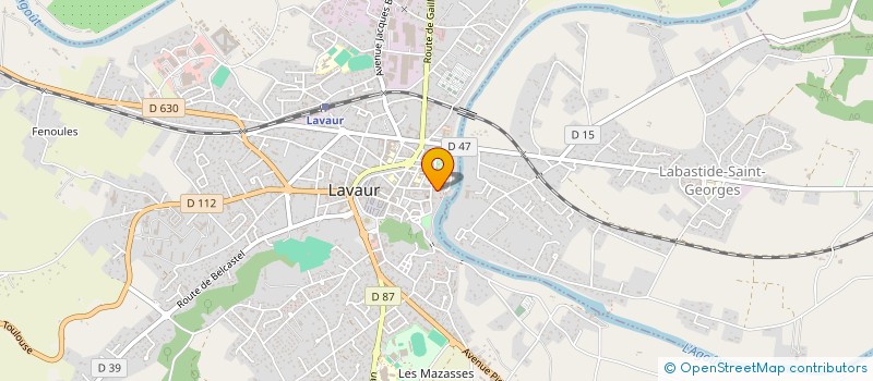 localisation de l'entreprise ASSOCIATION DES CORDELIERS  LAVAUR