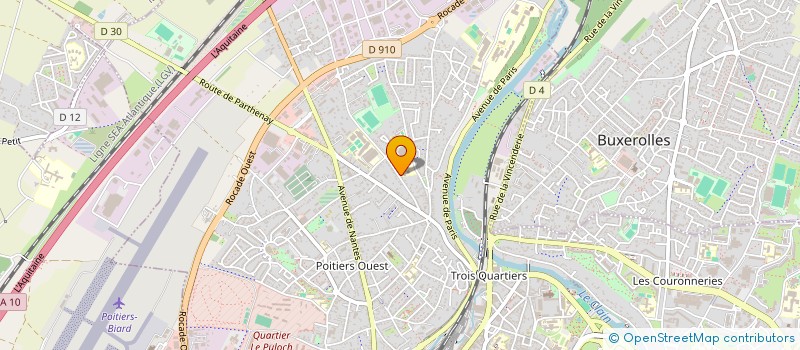 localisation de l'entreprise ASSOCIATION DES CORDISTES DE MANDELA à POITIERS