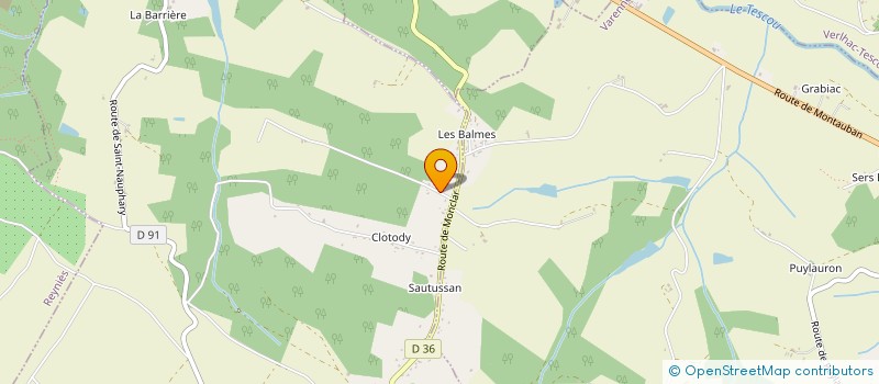 localisation de l'entreprise ASSOCIATION DES COTEAUX  VARENNES