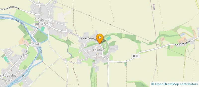 localisation de l'entreprise ASSOCIATION DES COUPEURS DE TETES  LESDAIN