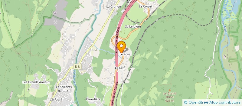 localisation de l'entreprise ASSOCIATION DES COUREURS DE FOND  SAINT-GEORGES-DE-COMMIERS