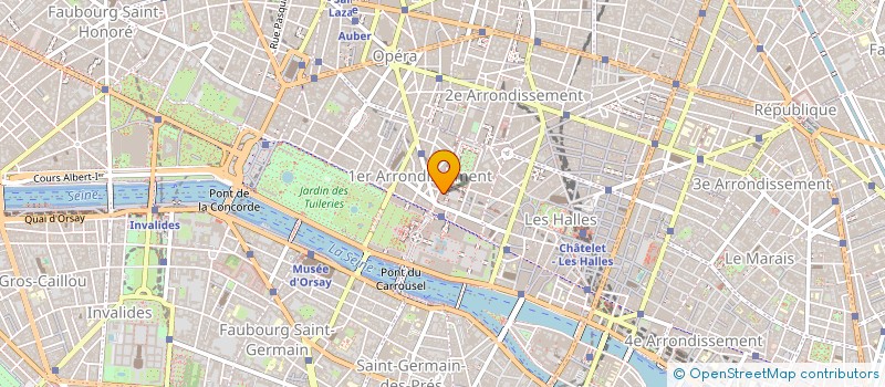 localisation de l'entreprise ASSOCIATION DES COURS CONSTITUTIONNELLES FRANCOPHONES  PARIS