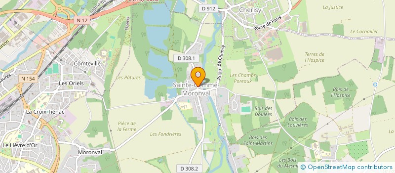 localisation de l'entreprise ASSOCIATION DES COURSES DES CINQ MOULINS à SAINTE-GEMME-MORONVAL