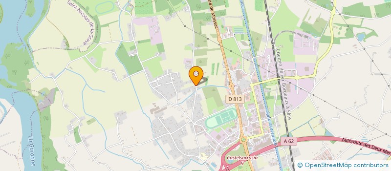 localisation de l'entreprise ASSOCIATION DES COURSES HIPPIQUES  CASTELSARRASIN