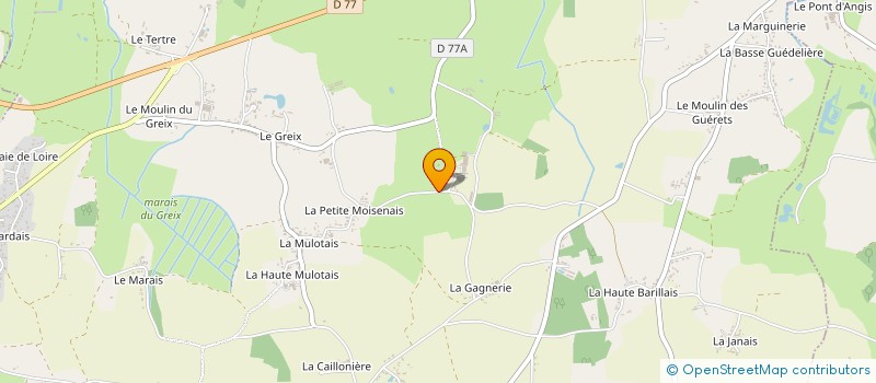 localisation de l'entreprise ASSOCIATION DES COURSES HIPPIQUES DE CORSEPT  CORSEPT