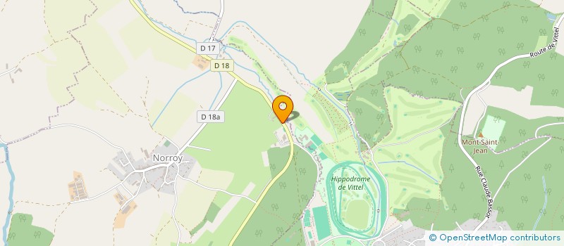 localisation de l'entreprise ASSOCIATION DES COURSES HIPPIQUES DE VITTEL  VITTEL