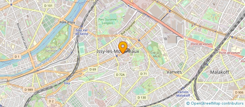 localisation de l'entreprise ASSOCIATION DES CREATEURS D'ISSY ET D'AILLEURS à ISSY-LES-MOULINEAUX