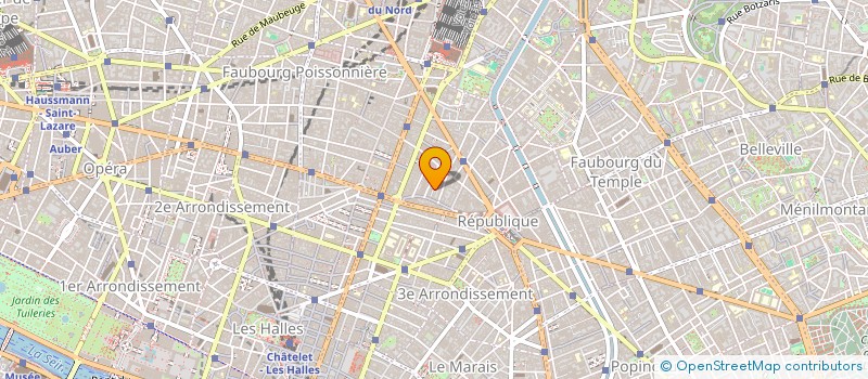 localisation de l'entreprise ASSOCIATION DES CREATEURS DE LA VILLA DU LAVOIR  PARIS