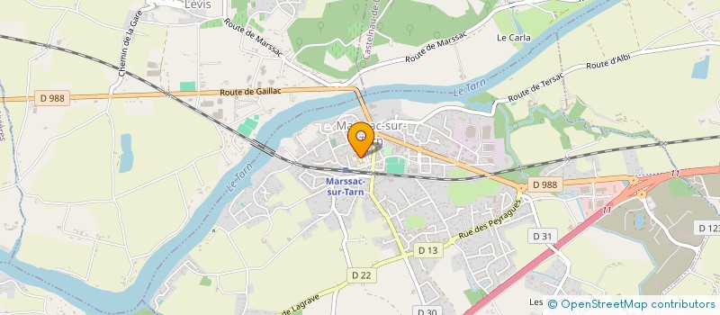 localisation de l'entreprise ASSOCIATION DES CRECHES DE MARSSAC ET DE TERSSAC à MARSSAC-SUR-TARN