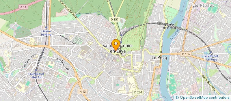 localisation de l'entreprise ASSOCIATION  DES CRITIQUES DE SERIES (A.C.S)  SAINT-GERMAIN-EN-LAYE