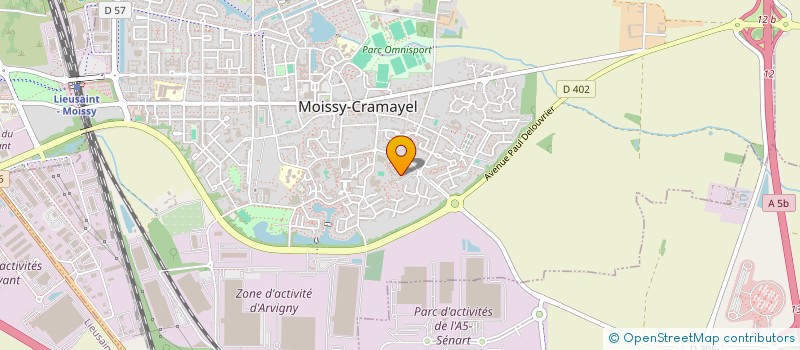localisation de l'entreprise ASSOCIATION DES CROYANTS VAILLANTS POUR LA VERITE MAISONNEE à MOISSY-CRAMAYEL