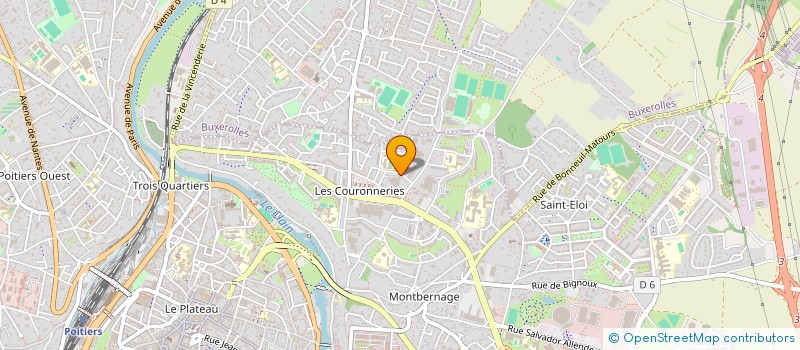 localisation de l'entreprise ASSOCIATION DES CULTURES EXTREMES à POITIERS