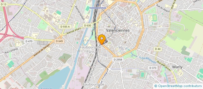 localisation de l'entreprise ASSOCIATION DES DAHIRAS SENEGALAISES DU VALENCIENNOIS  VALENCIENNES