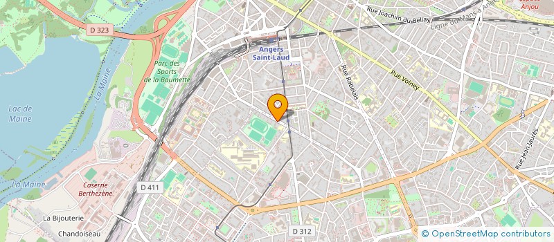 localisation de l'entreprise ASSOCIATION DES DAMES CONGOLAISES D'ANGERS à ANGERS