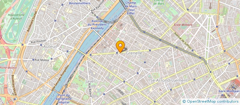 localisation de l'entreprise ASSOCIATION DES DAMES DU CALVAIRE à PARIS
