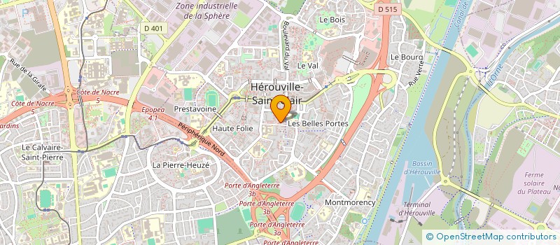 localisation de l'entreprise ASSOCIATION DES DAMES FLORISSANTES DE CAEN à HEROUVILLE SAINT CLAIR