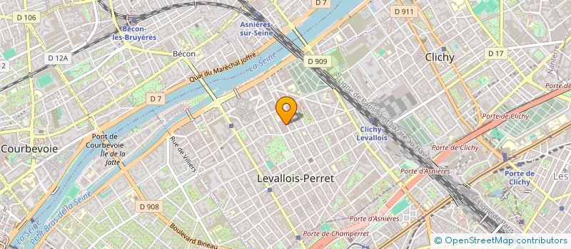 localisation de l'entreprise ASSOCIATION DES DECORES DU TRAVAIL DE LEVALLOIS à LEVALLOIS-PERRET