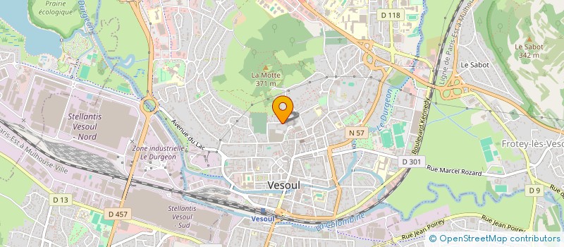 localisation de l'entreprise ASSOCIATION DES DELEGUES DEPARTEMENTAUX DE L'EDUCATION NATIONALE DE HAUTE-SAONE  VESOUL