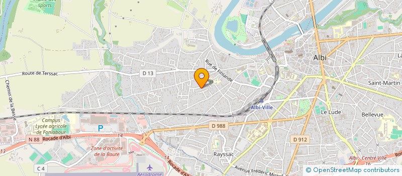 localisation de l'entreprise ASSOCIATION DES DEPORTES ET INTERNES ET FAMILLES DE DISPARUS DU TARN à ALBI
