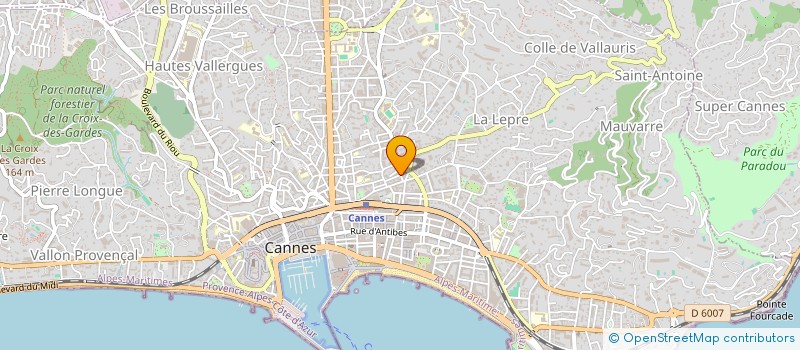 localisation de l'entreprise ASSOCIATION DES DEPORTES INTERNES ET PATRIOTES DU CANTON DE CANNES à CANNES