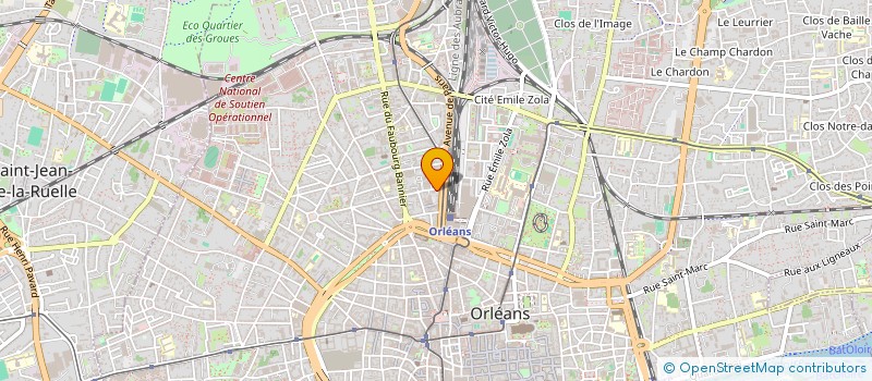 localisation de l'entreprise ASSOCIATION DES DERMATO-VENEREOLOGISTES DE L'ORLEANAIS  ORLEANS