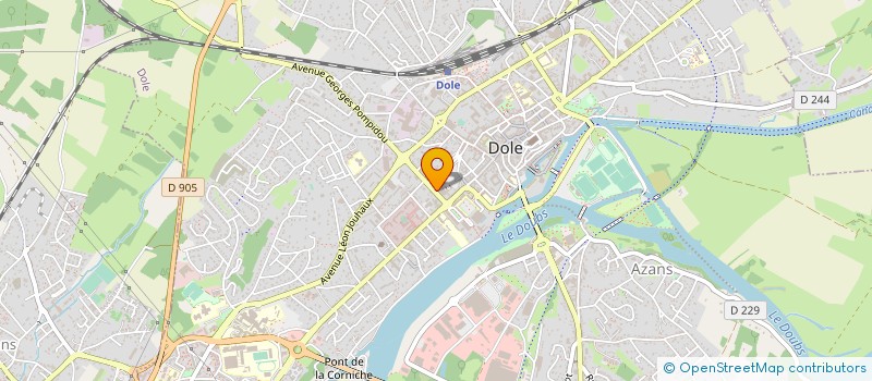 localisation de l'entreprise ASSOCIATION DES DIABETIQUES DU JURA à DOLE