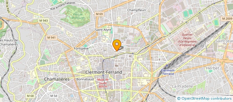 localisation de l'entreprise ASSOCIATION DES DIABETIQUES DU PUY DE DOME ET DE L'ALLIER  CLERMONT-FERRAND