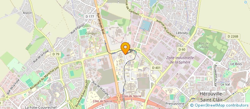 localisation de l'entreprise ASSOCIATION DES DIPLOMES DE L'INSTITUT D'ADMINISTRATION DES ENTREPRISES DE L'UNIVERSITE DE CAEN BASSE-NORMANDIE à CAEN