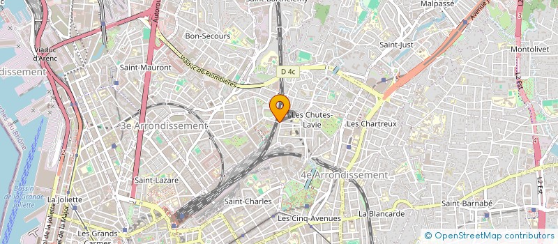 localisation de l'entreprise ASSOCIATION DES DIRECTEURS D'AGEFOS PME EN REGION  MARSEILLE