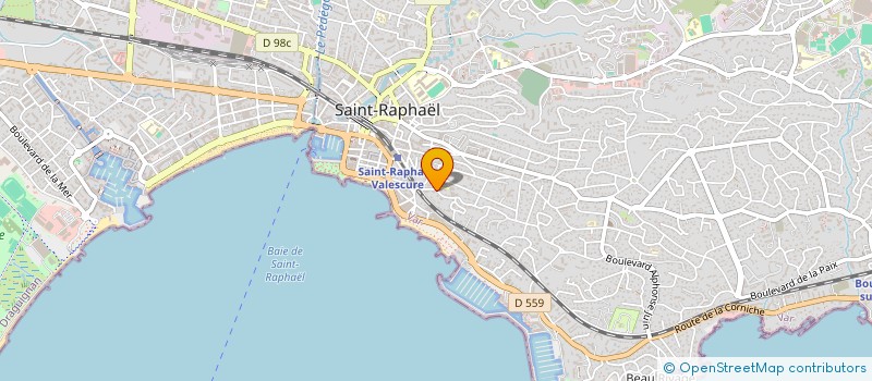 localisation de l'entreprise ASSOCIATION DES DIRECTEURS D ETABLISSEMENTS ET SERVICES POURPERSONNES AGEES DU VAR à SAINT-RAPHAEL