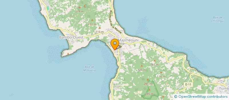 localisation de l'entreprise ASSOCIATION DES DIRECTEURS DE LA COMMUNE DE BOUENI à BOUENI