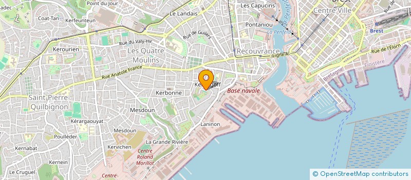 localisation de l'entreprise ASSOCIATION DES DISCIPLES DU BOUT DU MONDE à BREST