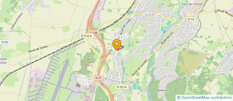 localisation de l'entreprise ASSOCIATION DES DISTRIBUTEURS INDEPENDANT DE L'ENSEIGNE SFR  JUILLAN